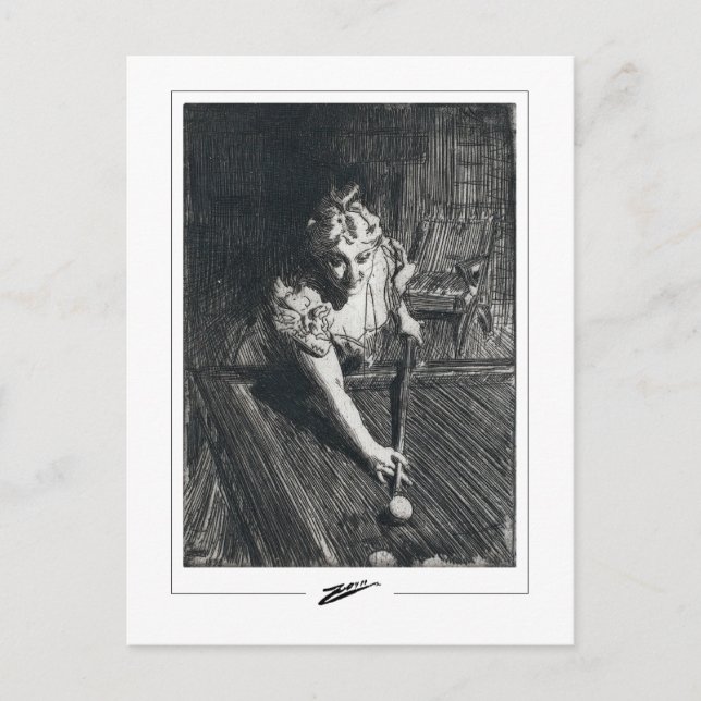 Anders Zorn #309 - Carte postale d'art fin (Devant)