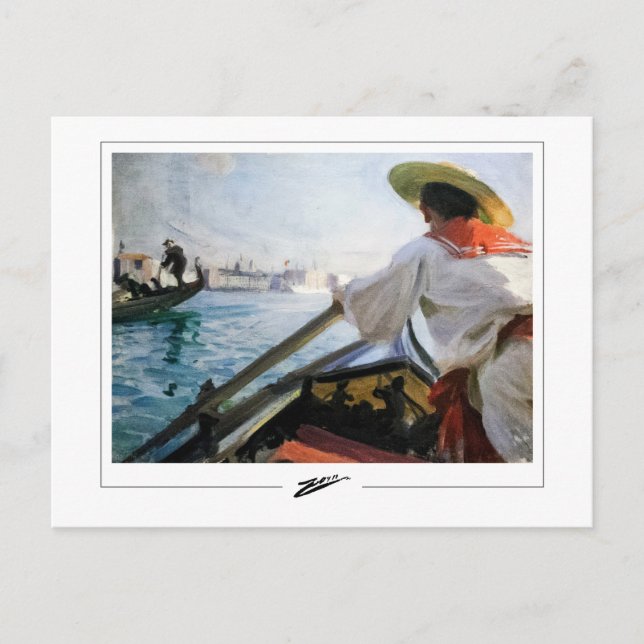 Anders Zorn #319 - Carte postale d'art fin (Devant)