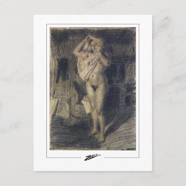 Anders Zorn #335 - Carte postale d'art fin (Devant)