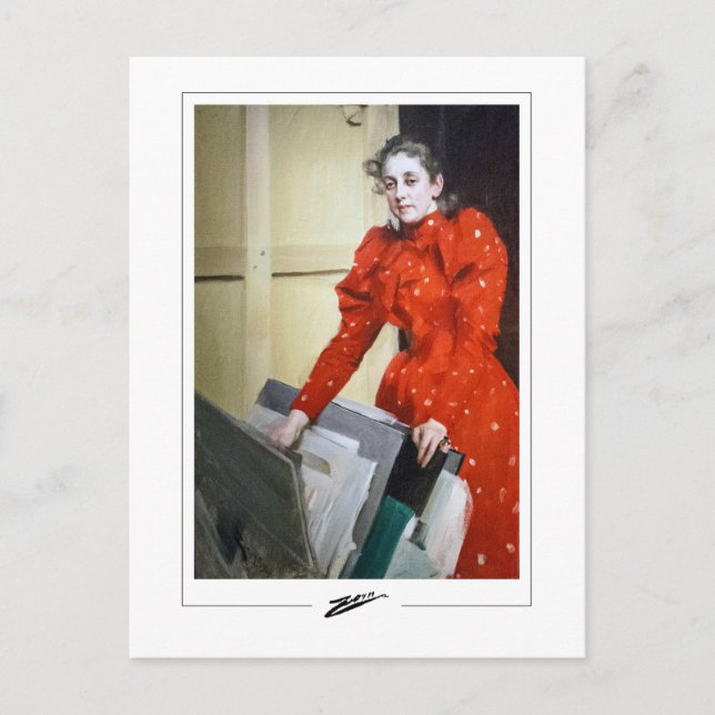 Anders Zorn #363 - Carte postale d'art fin (Devant)
