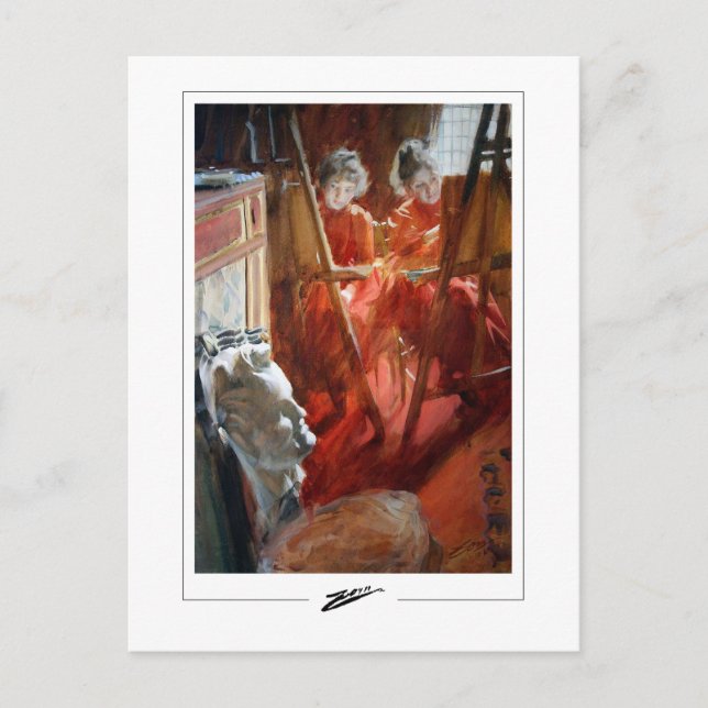 Anders Zorn #366 - Carte postale d'art fin (Devant)