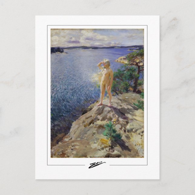 Anders Zorn #36 - Carte postale d'art fin (Devant)