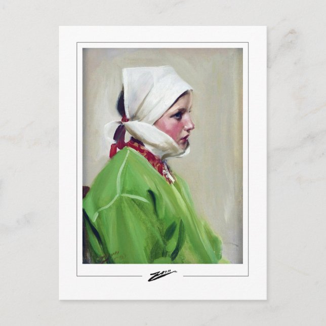 Anders Zorn #378 - Carte postale d'art fin (Devant)