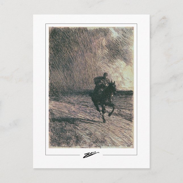 Anders Zorn #54 - Carte postale d'art fin (Devant)