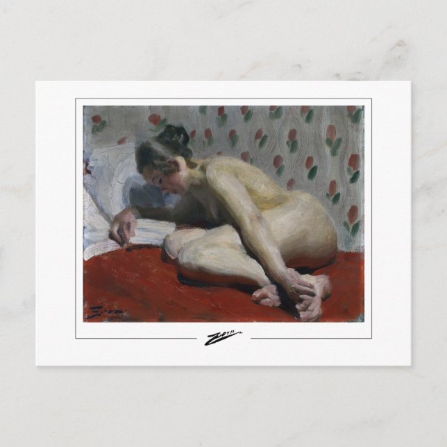 Anders Zorn #5 - Carte postale d'art fin (Devant)