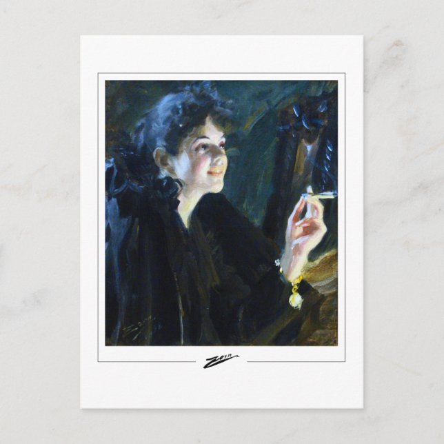 Anders Zorn #85 - Carte postale d'art fin (Devant)