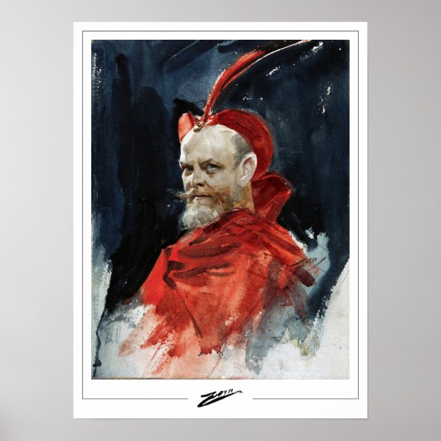 Anders Zorn Zedign Affiche d'art #14 (Devant)