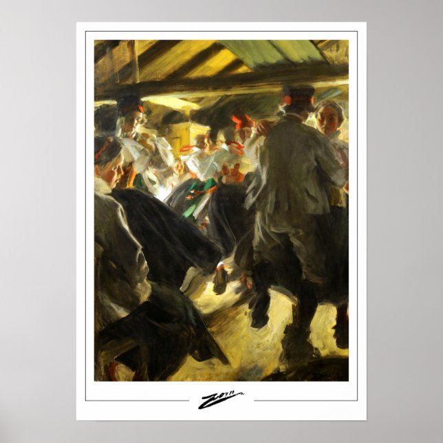 Anders Zorn Zedign Affiche d'art #269 (Devant)
