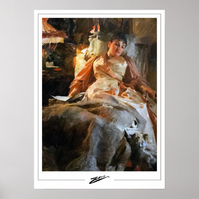 Anders Zorn Zedign Affiche d'art #28 (Devant)
