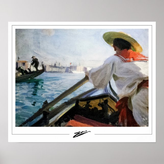 Anders Zorn Zedign Affiche d'art #319 (Devant)