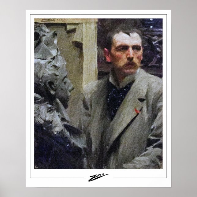 Anders Zorn Zedign Affiche d'art #33 (Devant)