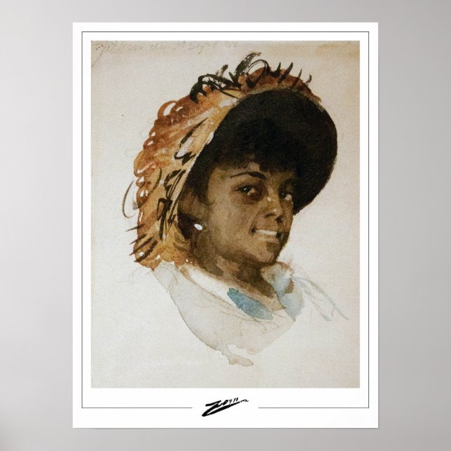 Anders Zorn Zedign Affiche d'art #347 (Devant)