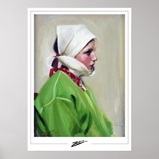 Anders Zorn Zedign Affiche d'art #378 (Devant)