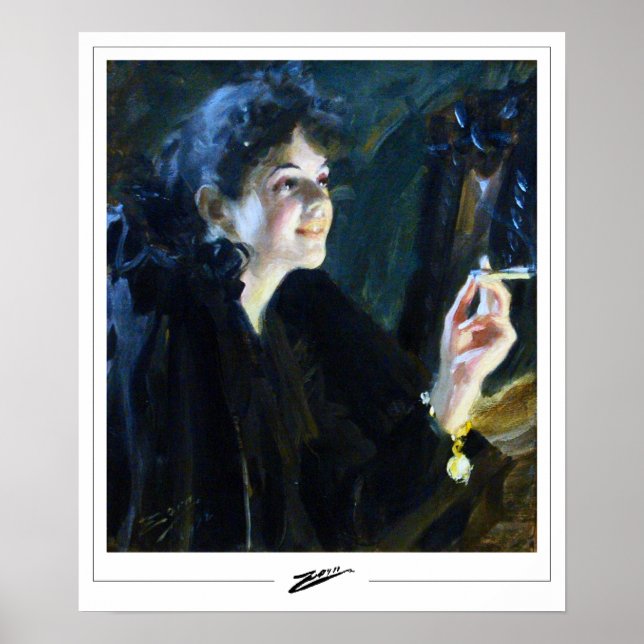 Anders Zorn Zedign Affiche d'art #85 (Devant)