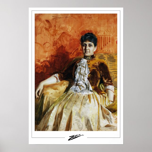 Anders Zorn Zedign Affiche d'art #89 (Devant)