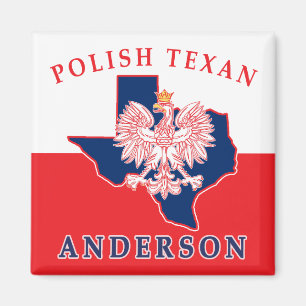 Anderson Polonais Texan Magnet