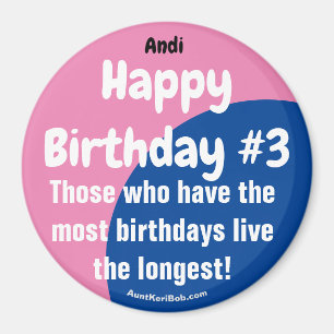 Andi Joyeux Anniversaire #3 Girl Magnet