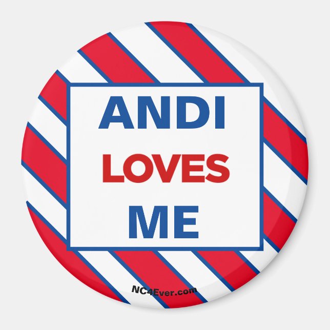 ANDI LOVE ME aimant (Devant)