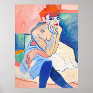 Andre Derain Femme en Chemise Impression d'Art