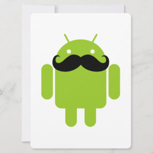 Android Robot Moustache