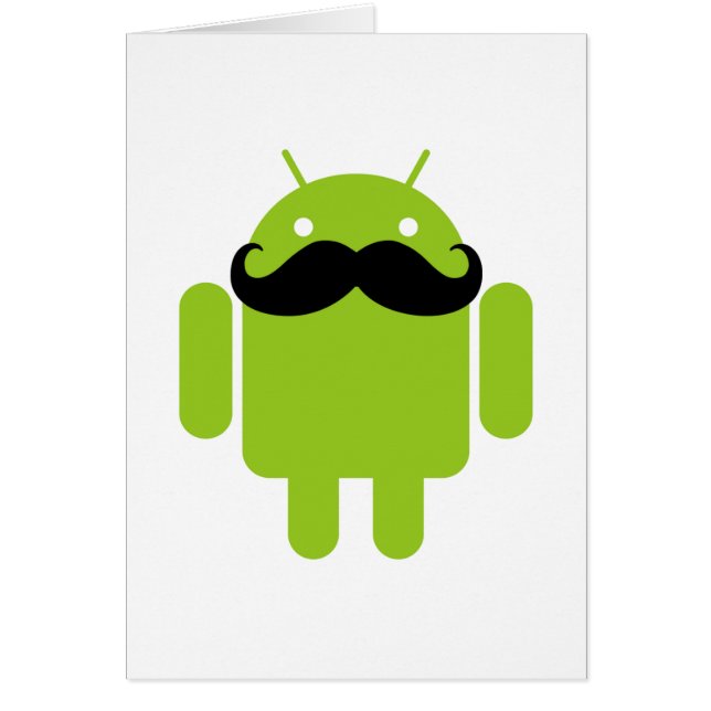 Android Robot Moustache (Devant)