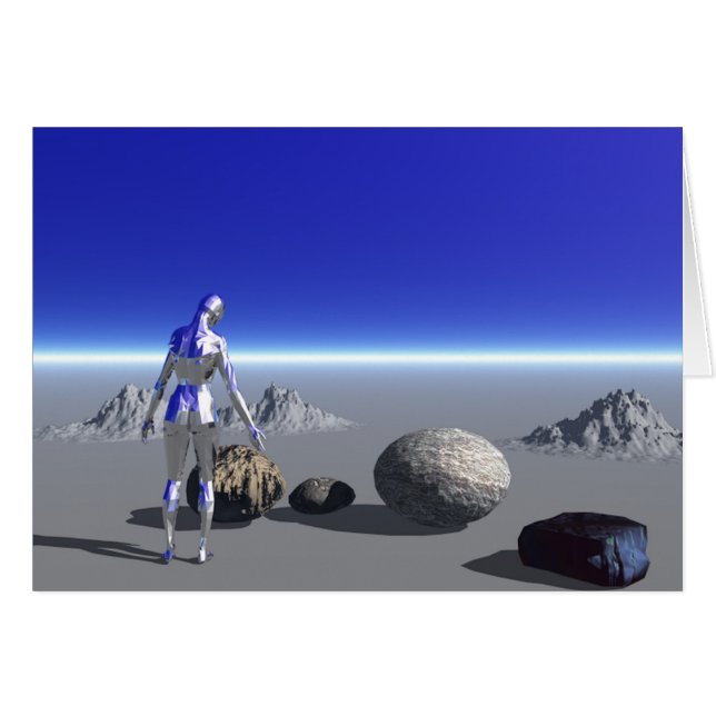 Android sur la planète bleue (Devant horizontal)