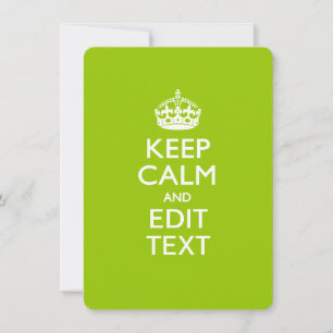 Android Vert Gardez Le Calme Et Votre Texte