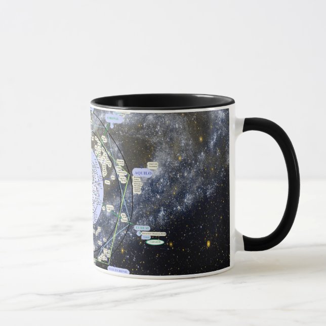 Andromeda Map mug (Droite)