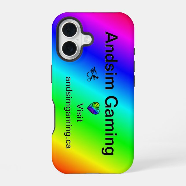 Andsim Gaming Iphone 16 coque (Verso)