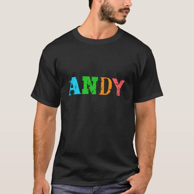 Andy grunge n'importe quelle couleur T-shirt (Devant)