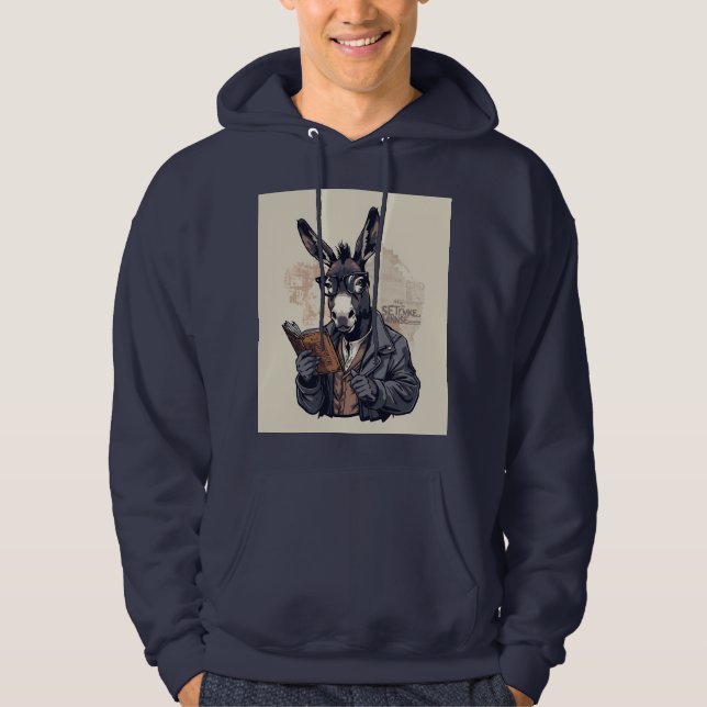 Âne Sage — Sweat à capuche (Devant)