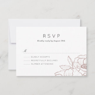 Anemone Bouquet Mariage RSVP