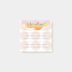 Anemones Orange Peach Qui M'Appelent Post-It Notes