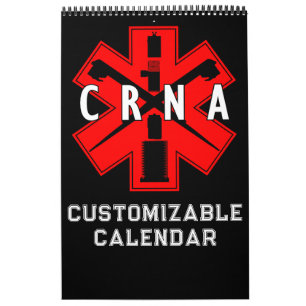 ANESTHÈSE CRNA Calendrier 12 mois