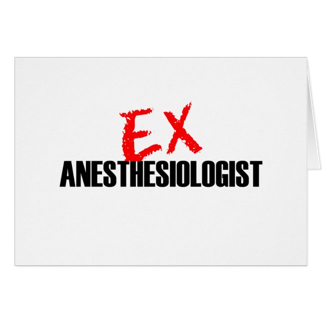ANESTHÉSISTE EX (Devant horizontal)