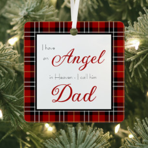 Ange au Ciel Décoration de Noël à la mémoire de Pa