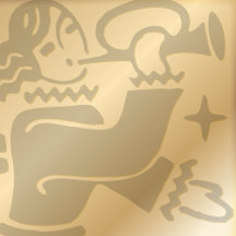 Ange avec trompette Noël plié carte de vacances