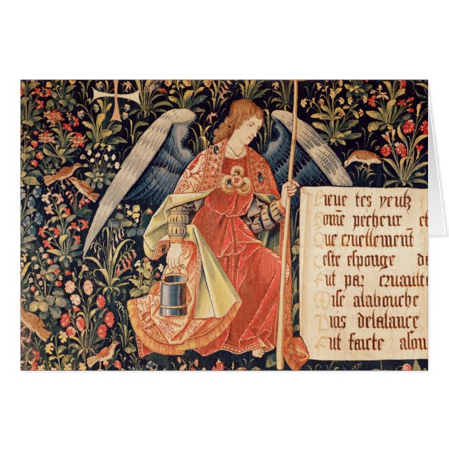 Ange avec une éponge fixée à une tige (Devant horizontal)