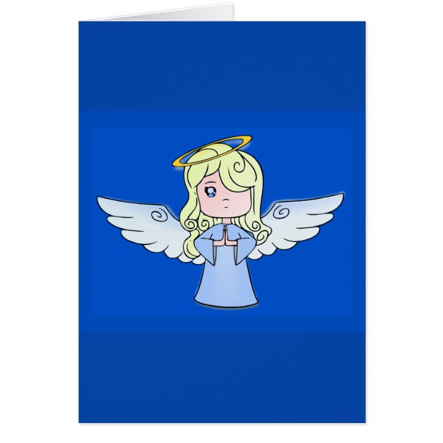 Ange blond de bande dessinée (Devant)