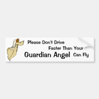 Ange Bumper Sticker du Guardian africain