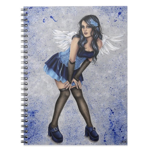 Ange dans le carnet bleu (Devant)