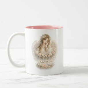 Ange de Fleur Céleste Mug