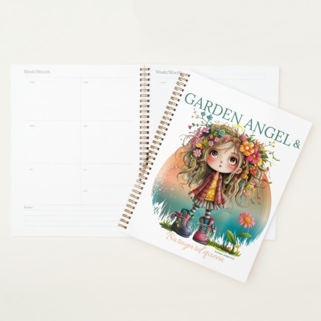 Ange de jardin (Devant avec enveloppe)