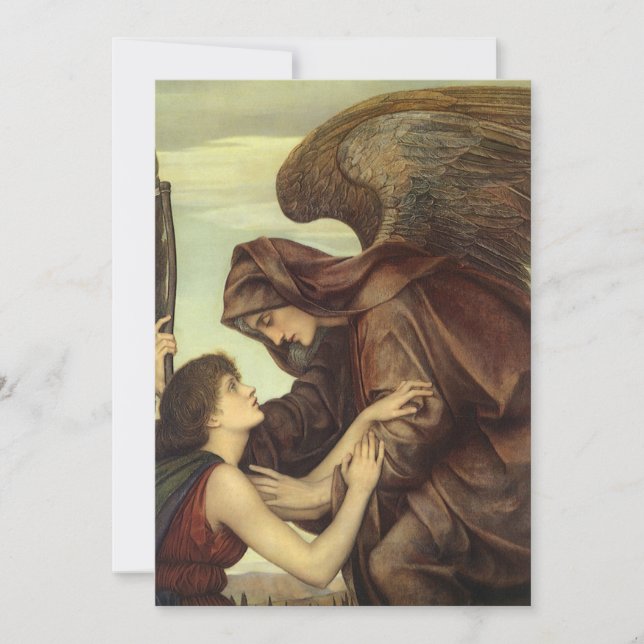 Ange de la mort par Evelyn De Morgan (Devant)