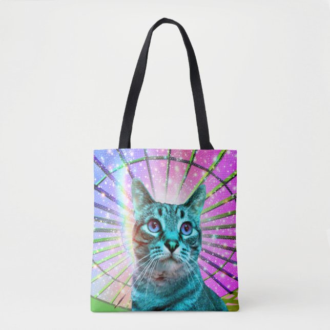 Ange de la Terre - Sac fourre-tout chat  (Devant)