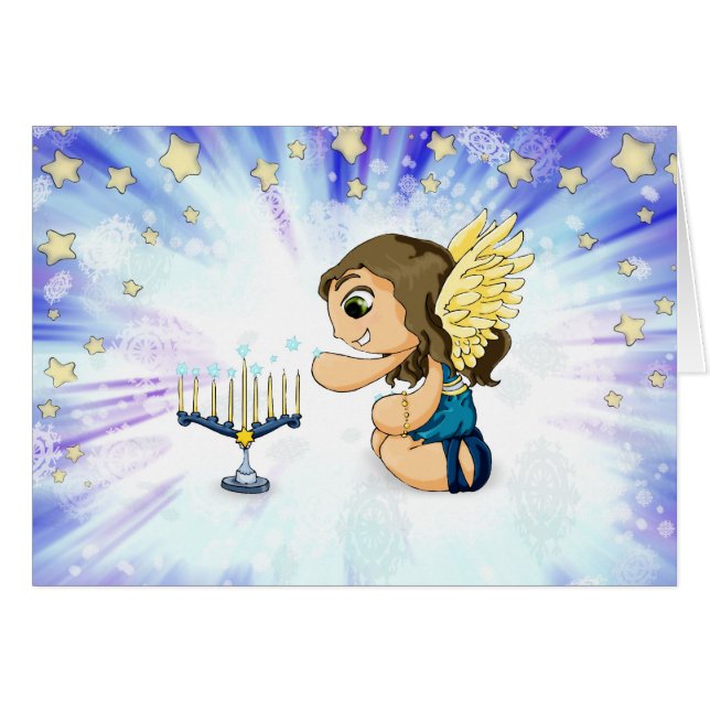 Ange de Menorah (Devant horizontal)