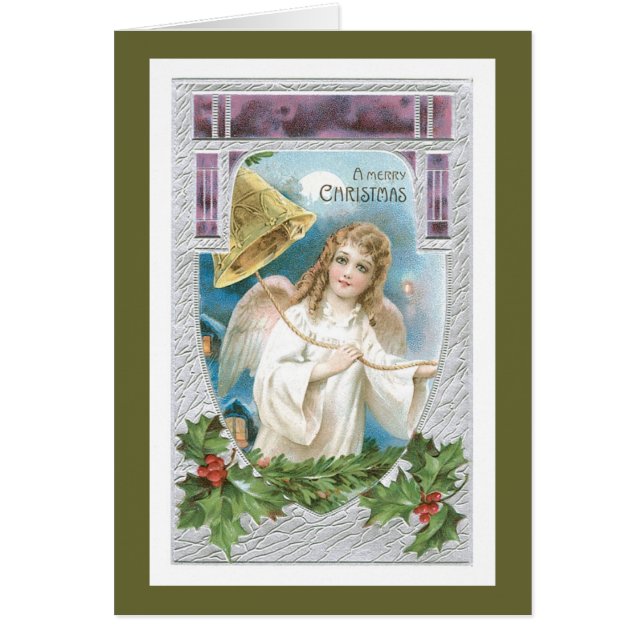 Ange de Noël avec cloche (Devant)