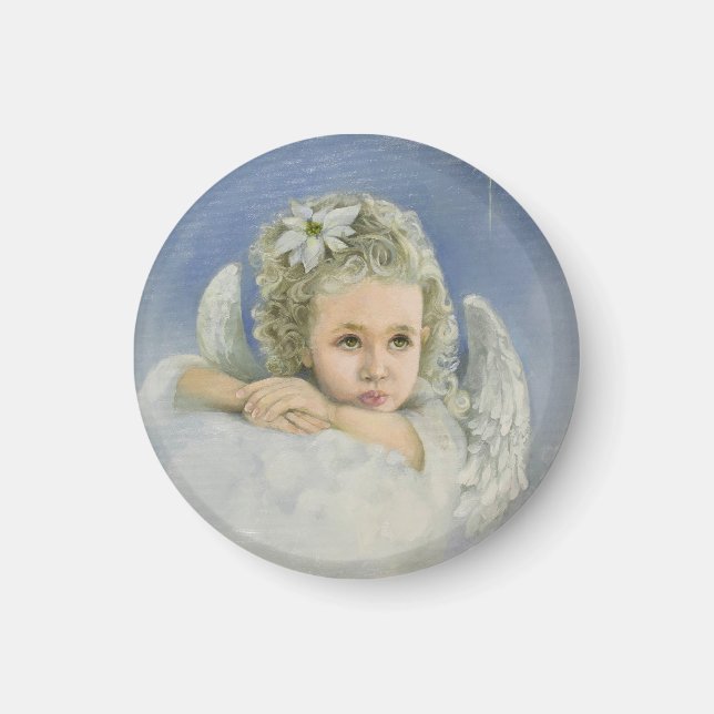 Ange de Noël Magnet (Devant)