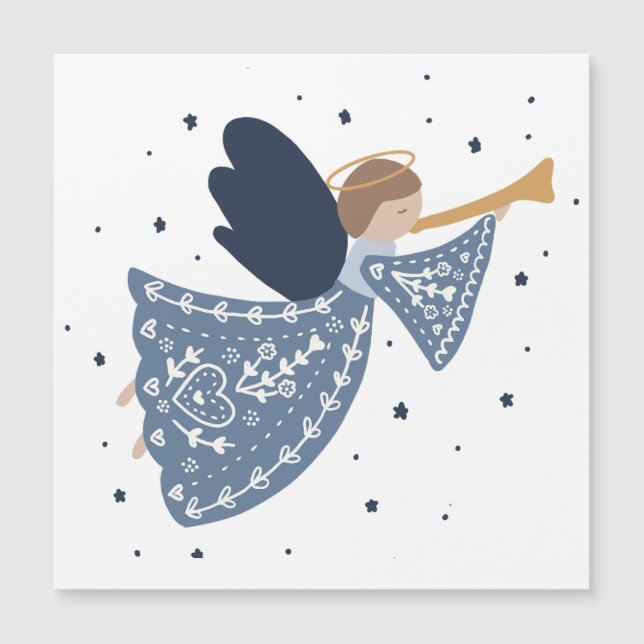 Ange de Noël Paix sur Terre Fête divine (Devant)