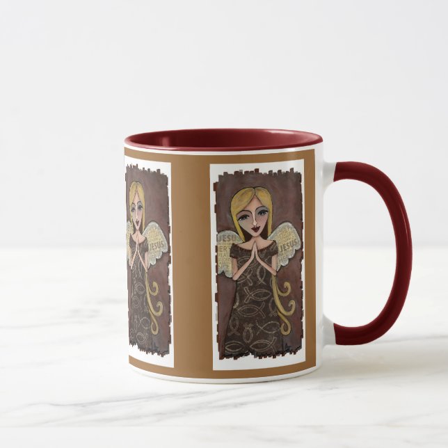Ange de prière - tasse de foi (Droite)